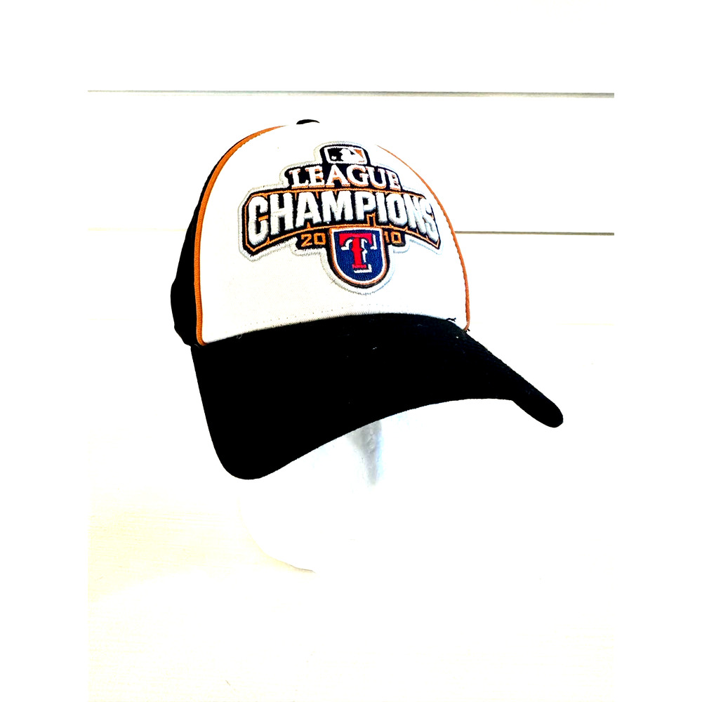 Texas Rangers World Series 2010 League Champions Fitted New Era Cap-New w/Tags!